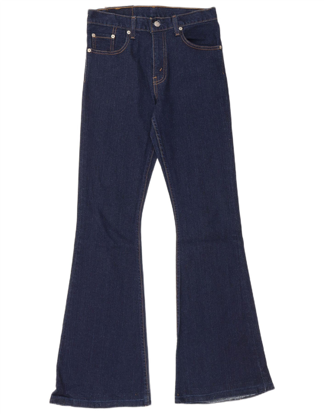 Damskie jeansy LEVI'S 450 Flared W27 L32 Granatowa bawełna