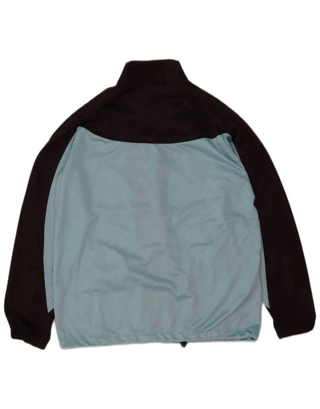 Męska kurtka dresowa Asics, duża niebieska, z blokami kolorów