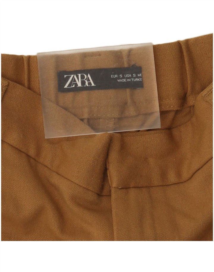 Krótkie spodnie damskie Zara, małe, W26 L24, brązowe