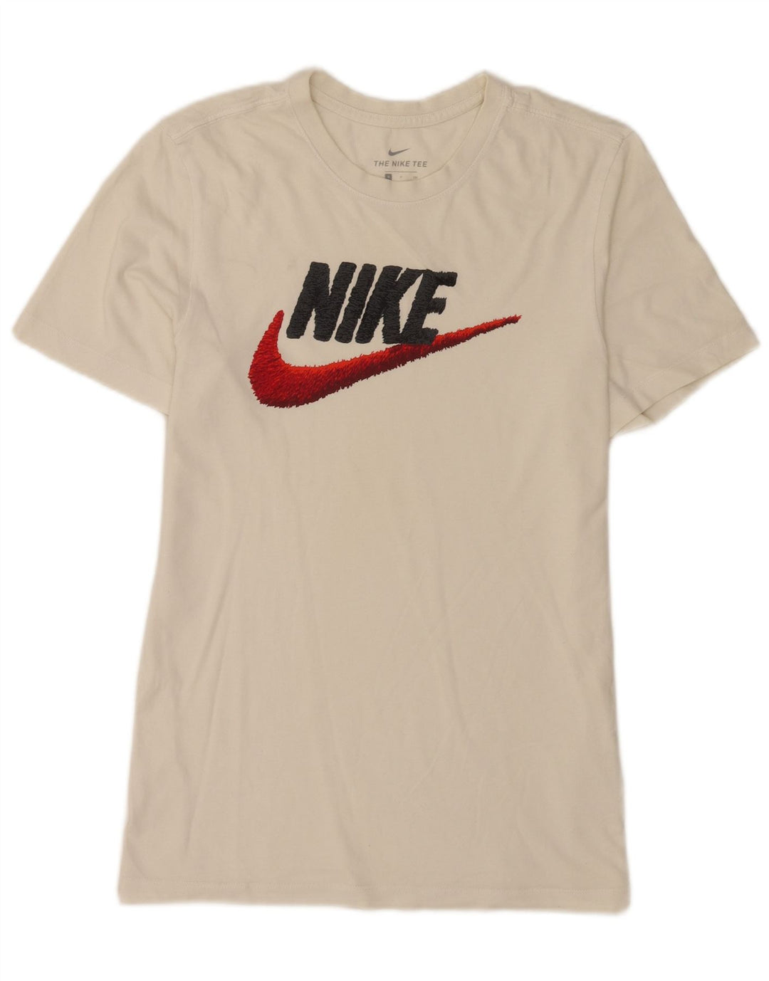 Męski T-shirt z grafiką Nike, mały, biały, bawełniany