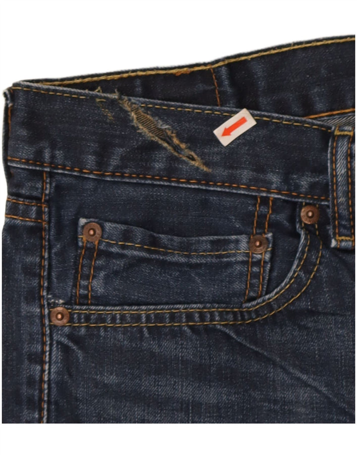 Męskie jeansy Levi's 511 Slim W34 L32 Granatowa bawełna