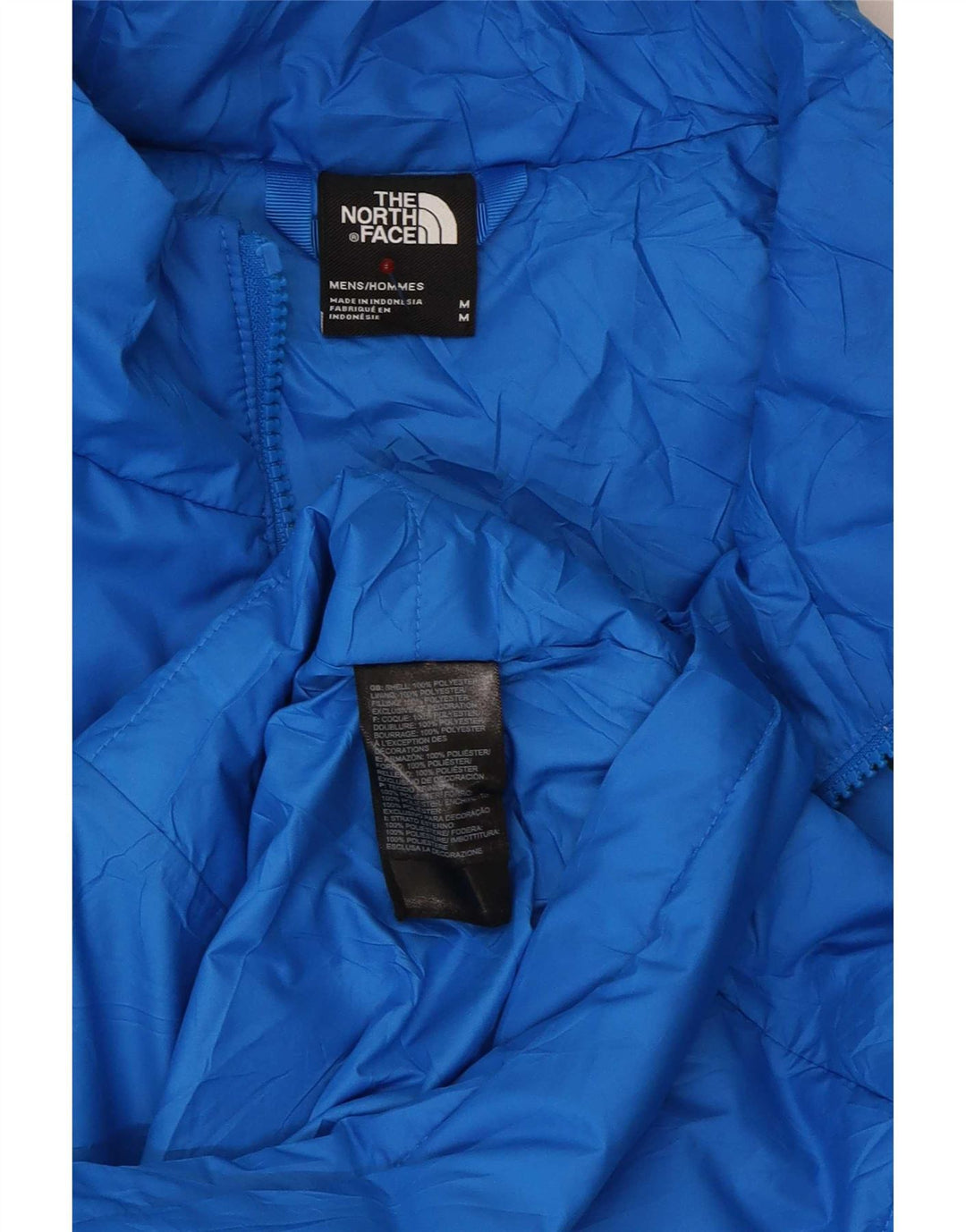 Męska kurtka The North Face z wyściółką, UK 38, średni niebieski poliester