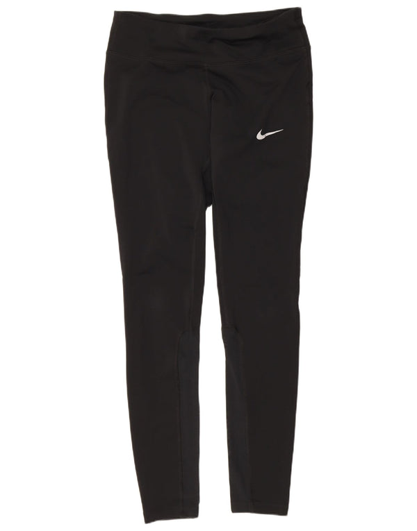 Damskie legginsy Nike Dri Fit UK 10, małe, czarne