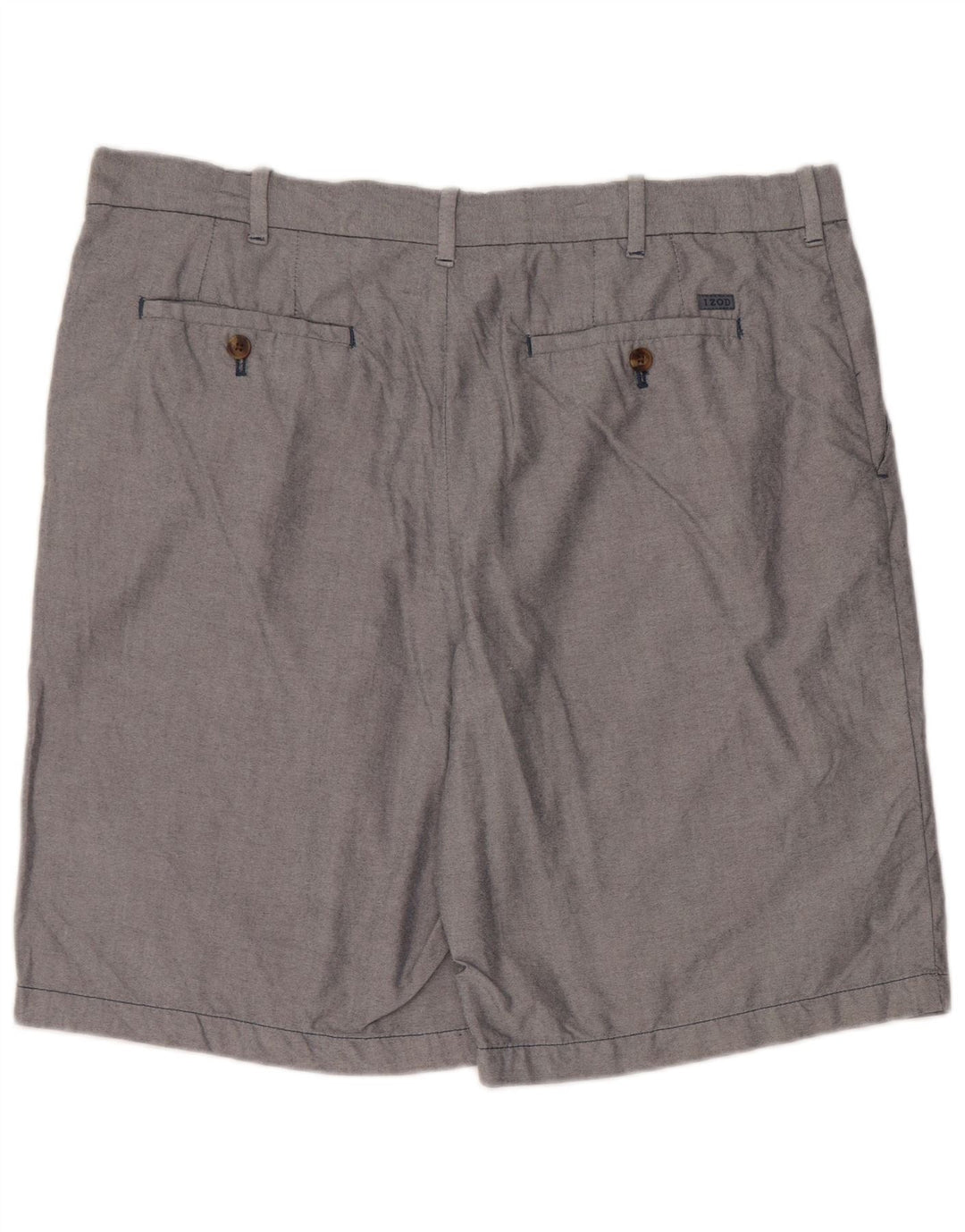 Męskie spodenki chino Izod W38 XL, szara bawełna