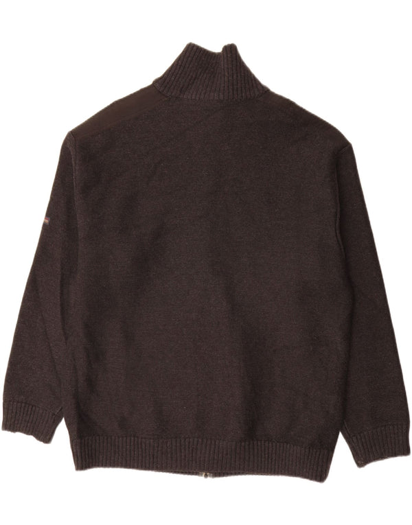 Męski sweter rozpinany Sail Exp IT 58 2XL Szara wełna