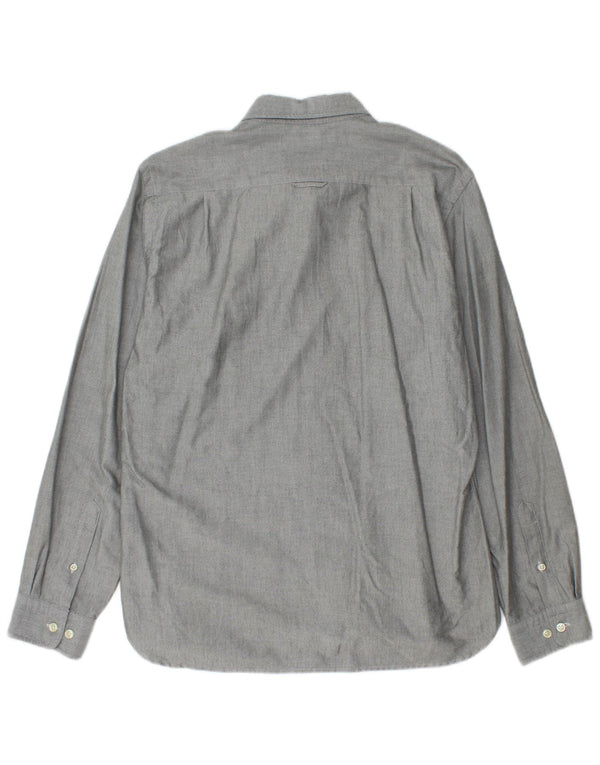 Dopasowana koszula chłopięca Gant na 15-16 lat, duża, szara, nakrapiana bawełna