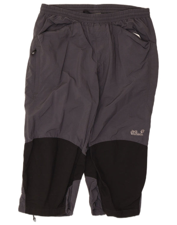 Spodnie damskie Jack Wolfskin Straight Capri UK 44 XL W36 L20 Szare