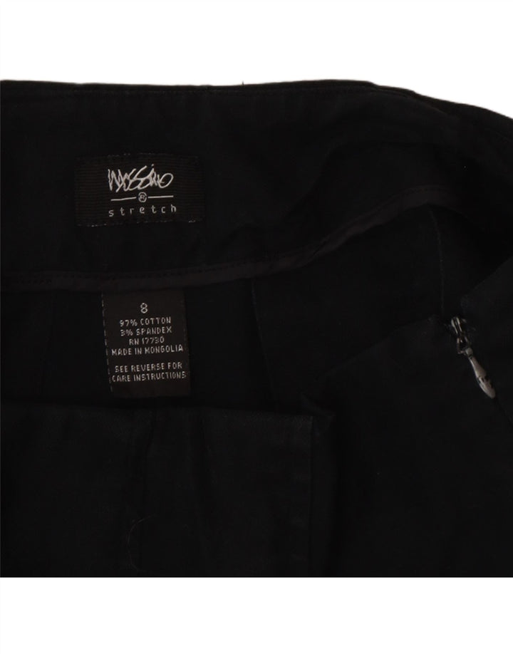 Damska spódnica mini z niskim stanem Mossimo US 8 Medium W32 Czarna bawełna