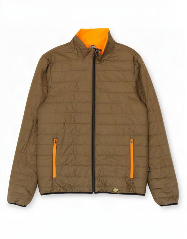 Dwustronna ocieplana kurtka męska Diadora UK 42 XL Khaki, poliester