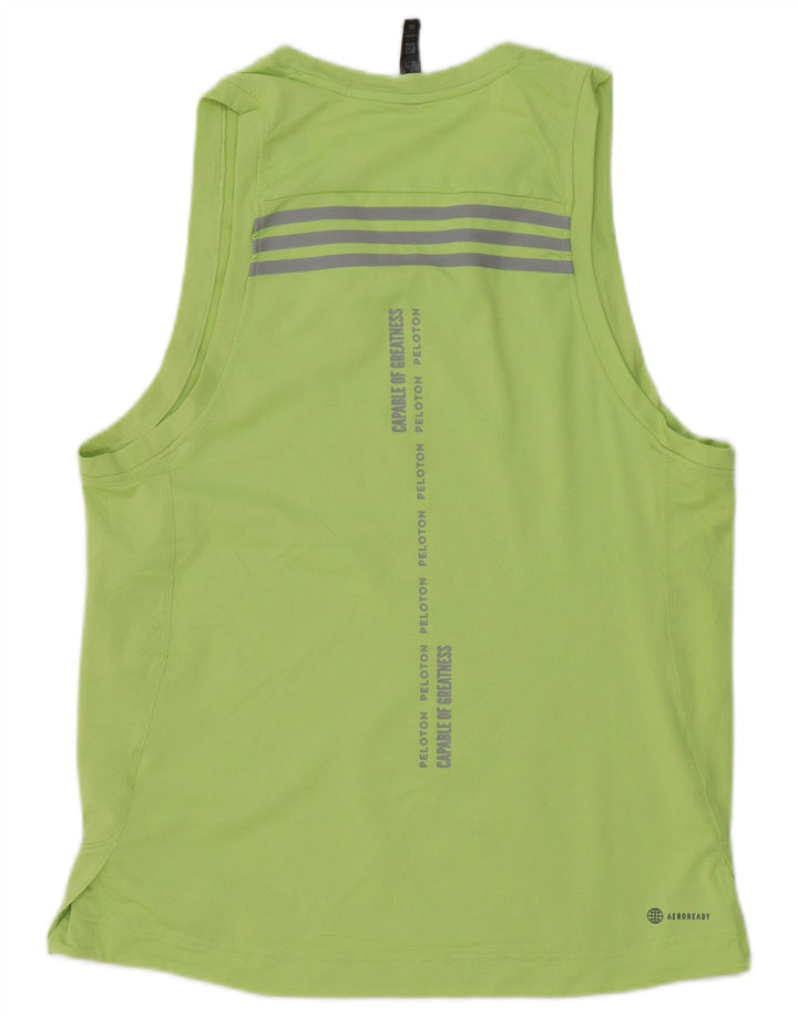 Męska kamizelka Adidas Aeroready Graphic Top, kolor średni zielony