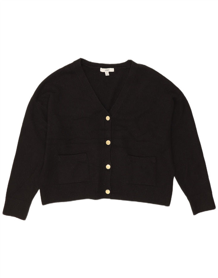 Marks & Spencer Damski sweter oversize UK 14, średni czarny