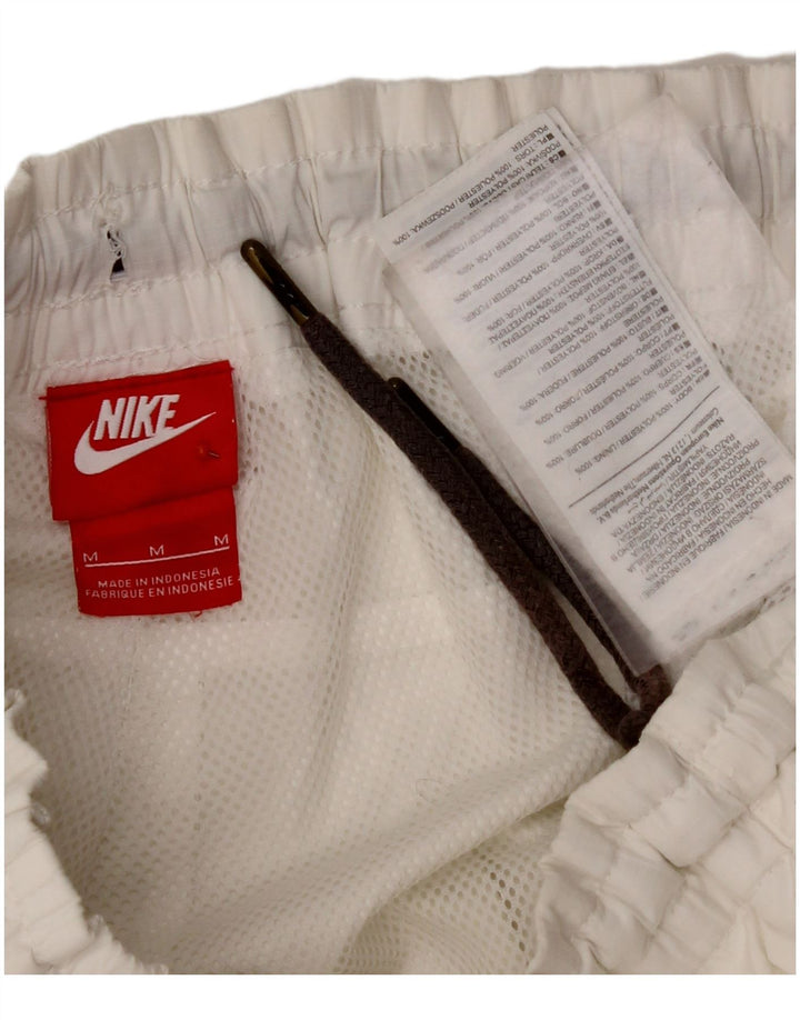 Męskie spodenki sportowe NIKE Średni biały poliester