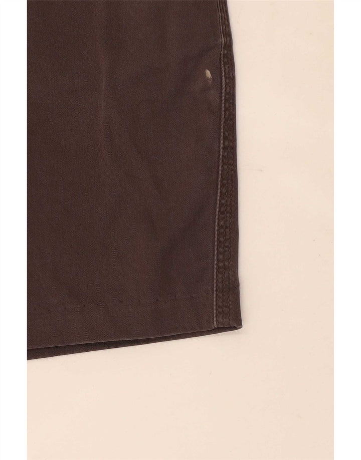 Damskie spodenki chino w stylu vintage W28 Średnioszary bawełniany