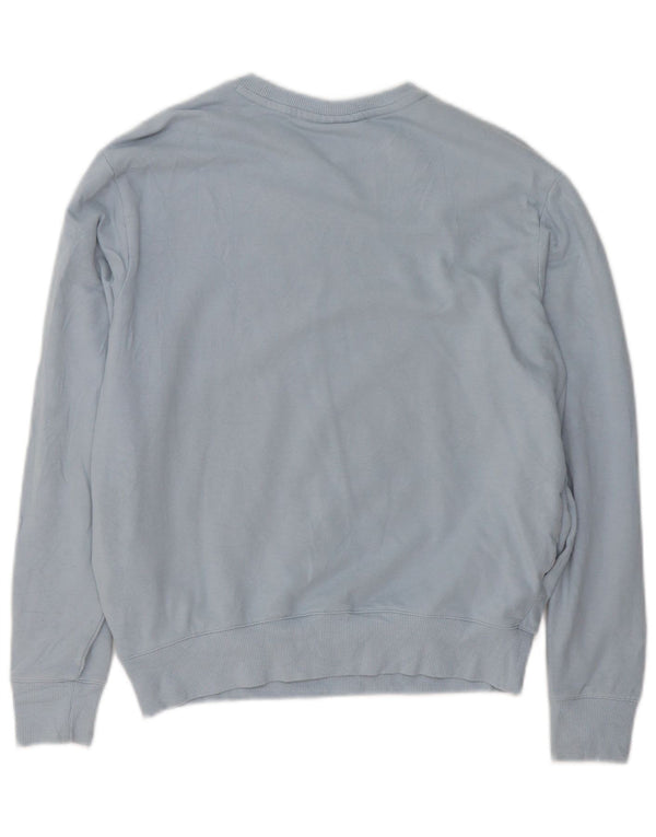 Bluza męska Fila o luźnym kroju, sweter XS, niebieska, bawełniana