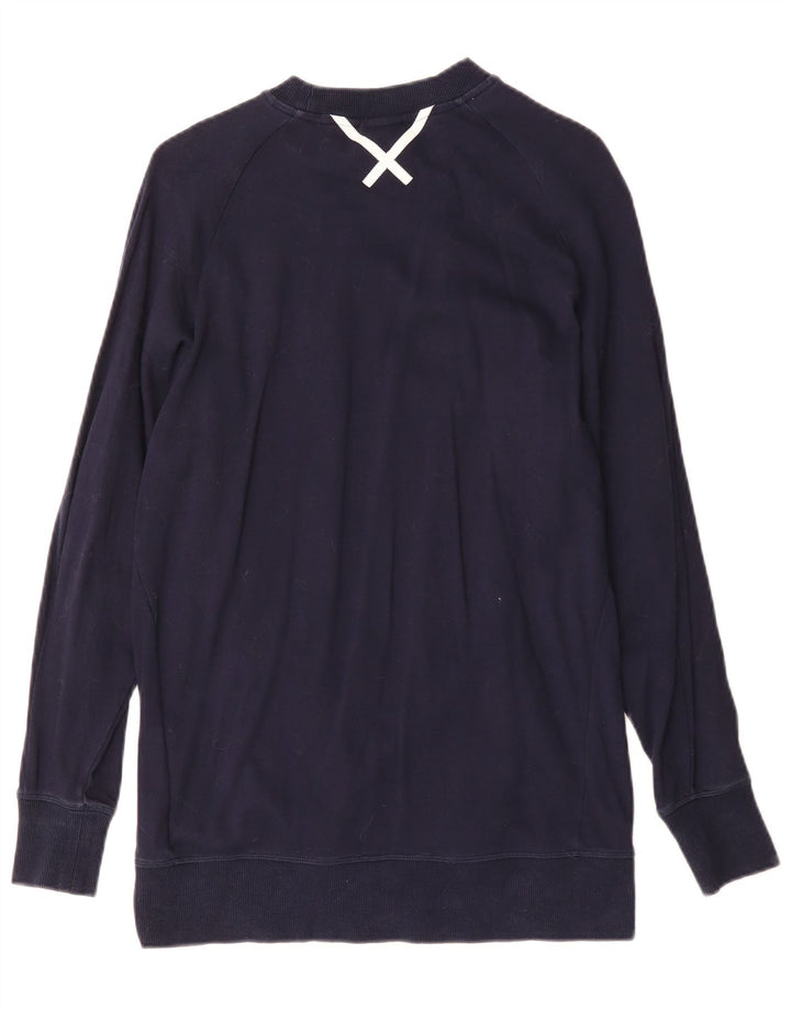 Damska bluza Adidas Jumper UK 8, mała, granatowa, bawełniana