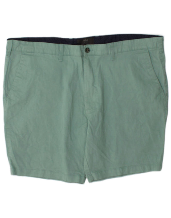 Męskie spodenki Chino Marks & Spencer W42 2XL, zielone, bawełniane