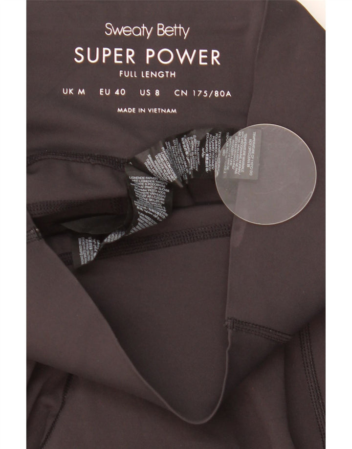 Legginsy damskie Sweaty Betty UK 12, średni czarny poliamid
