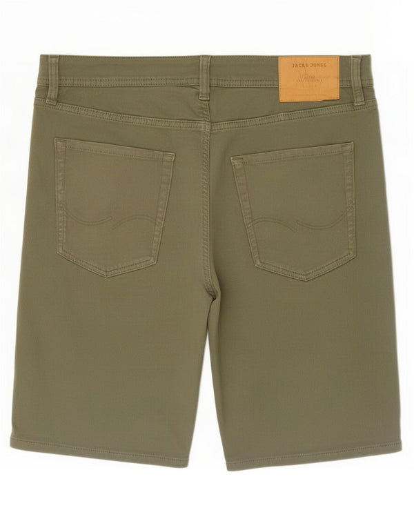 Męskie spodenki codzienne Jack & Jones, średnie W32, bawełna khaki