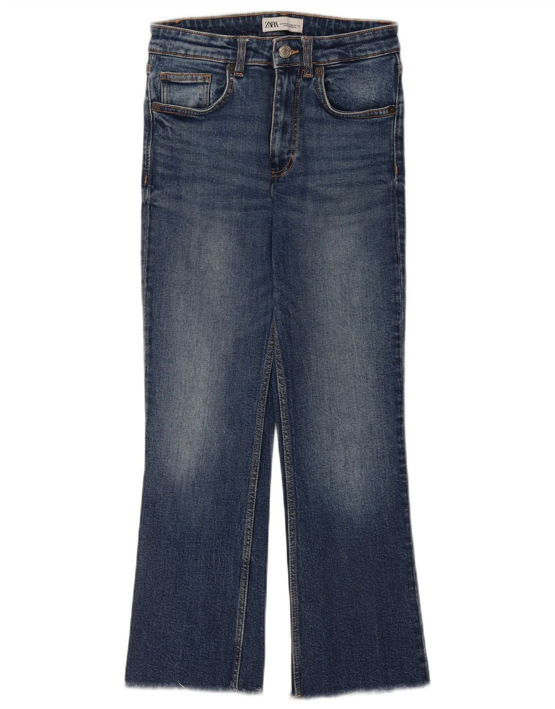 Jeansy damskie Bootcut Zara EU 34 2XS W24 L25 Niebieskie