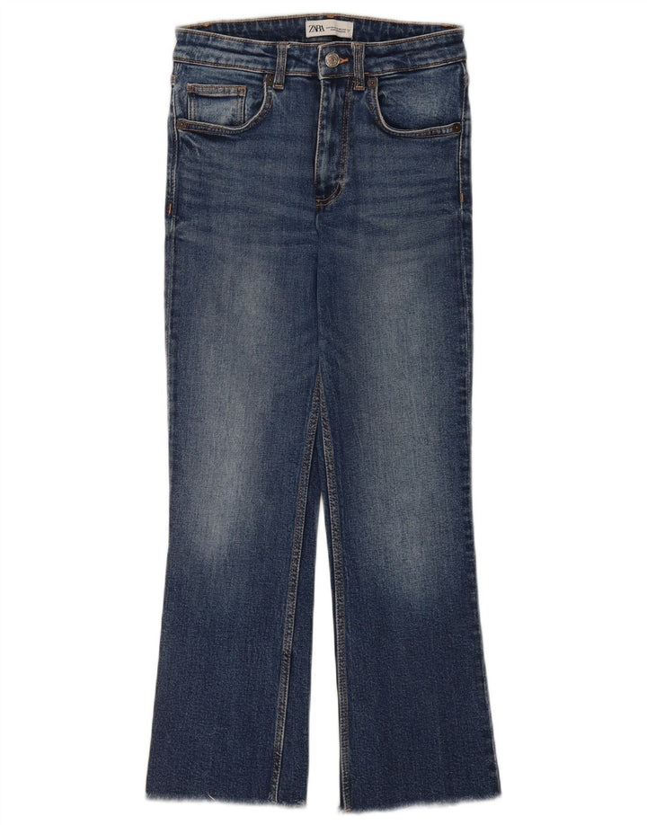 Jeansy damskie Bootcut Zara EU 34 2XS W24 L25 Niebieskie