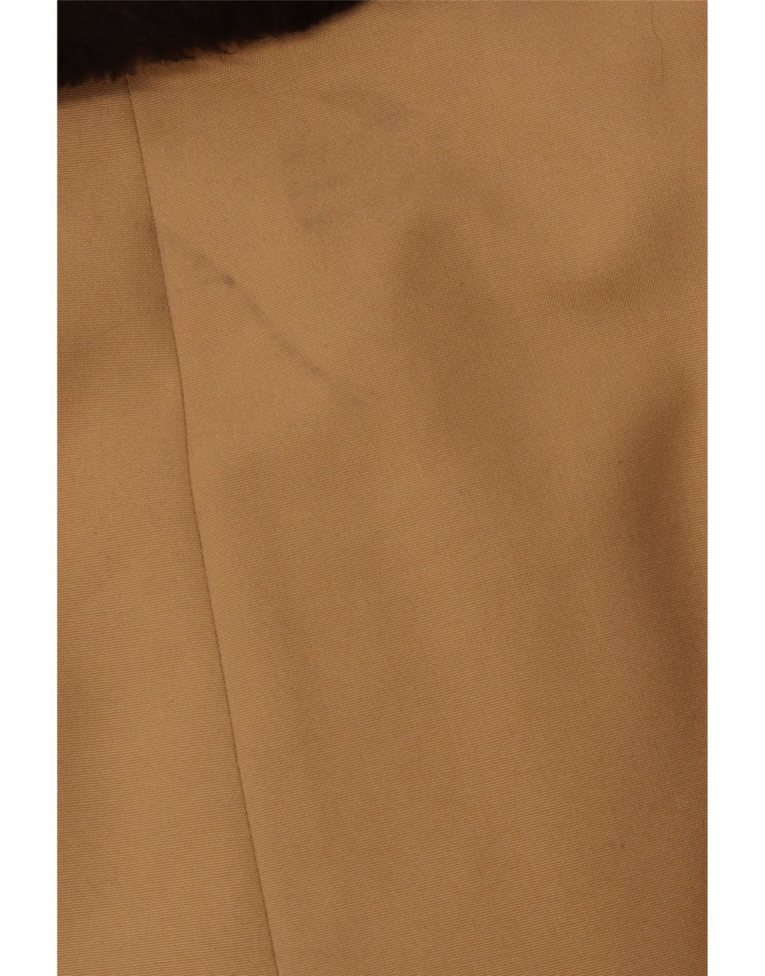 DIOLEN Męski dwurzędowy płaszcz Sherpa UK 38 Średni brązowy syntetyczny