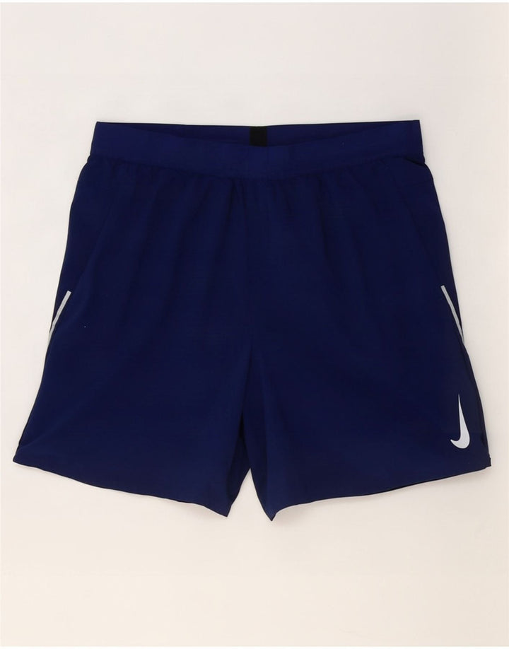 Damskie spodenki sportowe Nike Dri Fit UK 16, duże, granatowe, poliestrowe