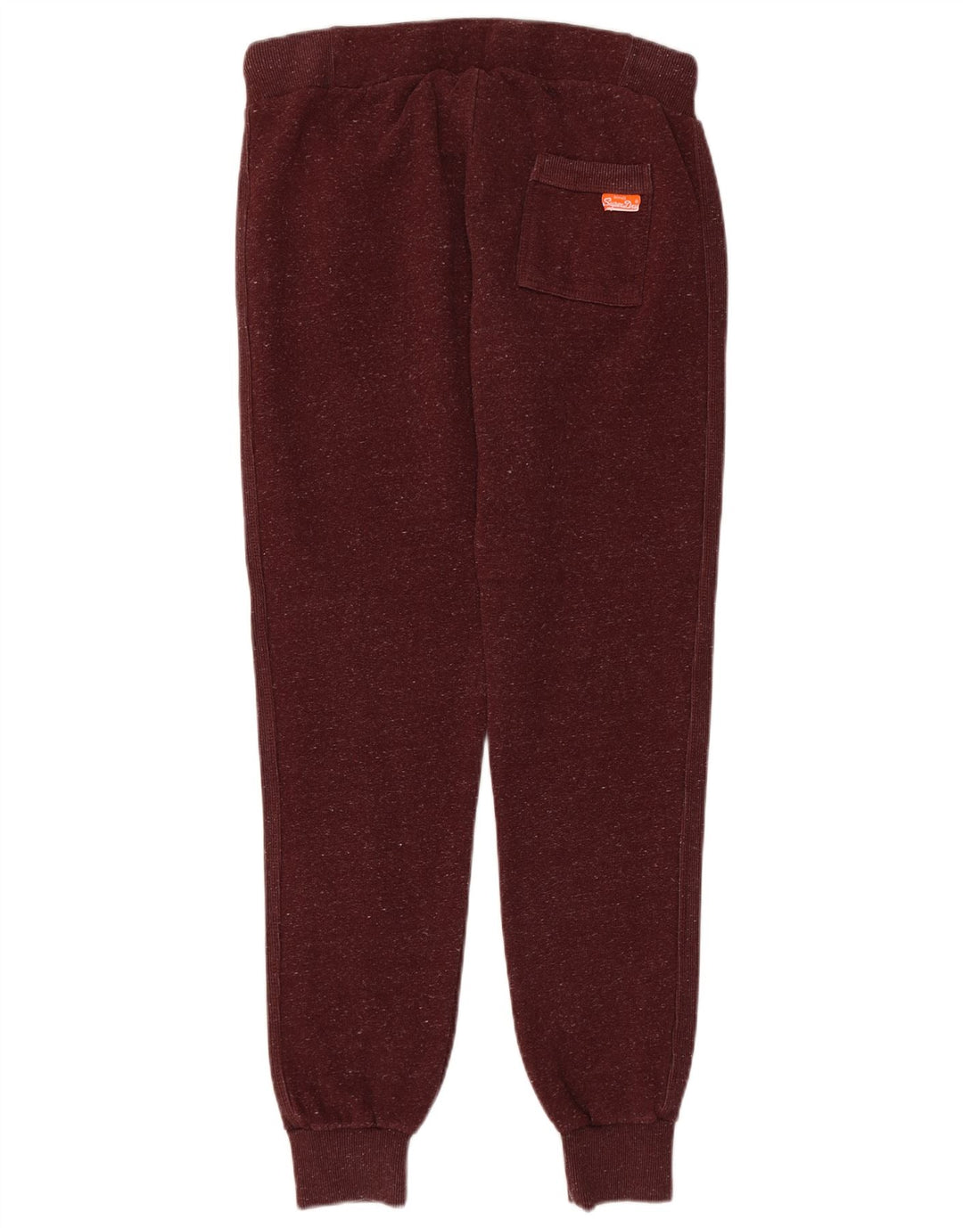 Damskie spodnie dresowe SUPERDRY Joggers UK 14 Średnio-burgundowe nakrapiane