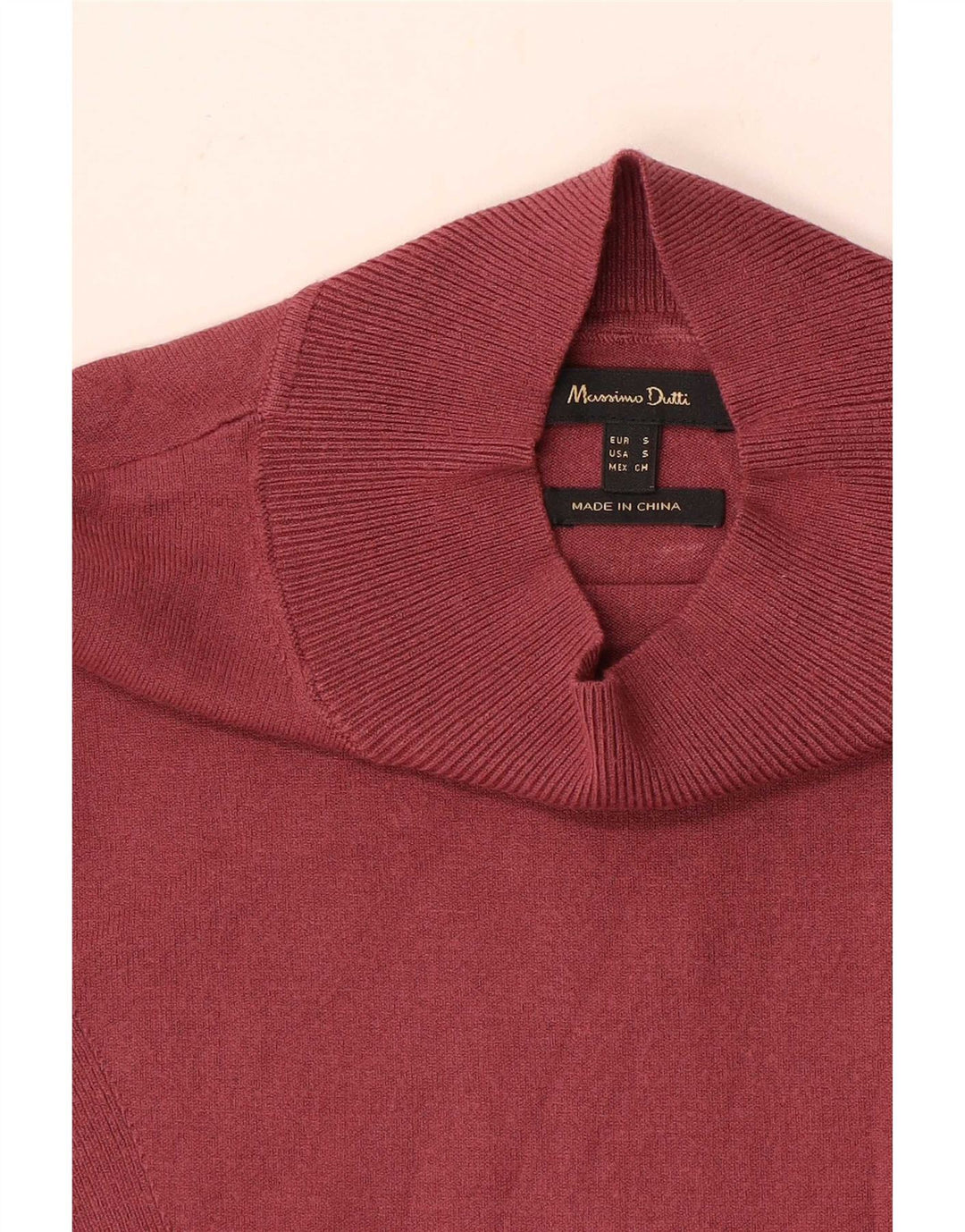 Bluzka damska Massimo Dutti Top UK 8 Small Red