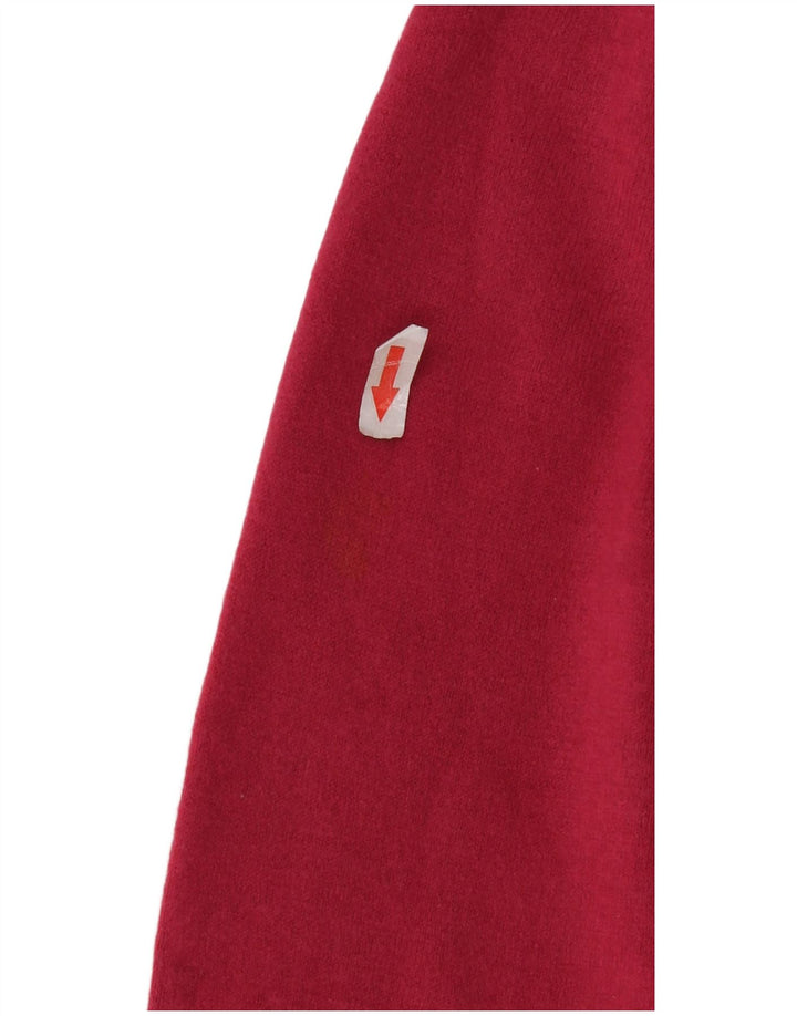 Marks & Spencer Damski sweter z dekoltem w kształcie litery V, UK 16, duży różowy