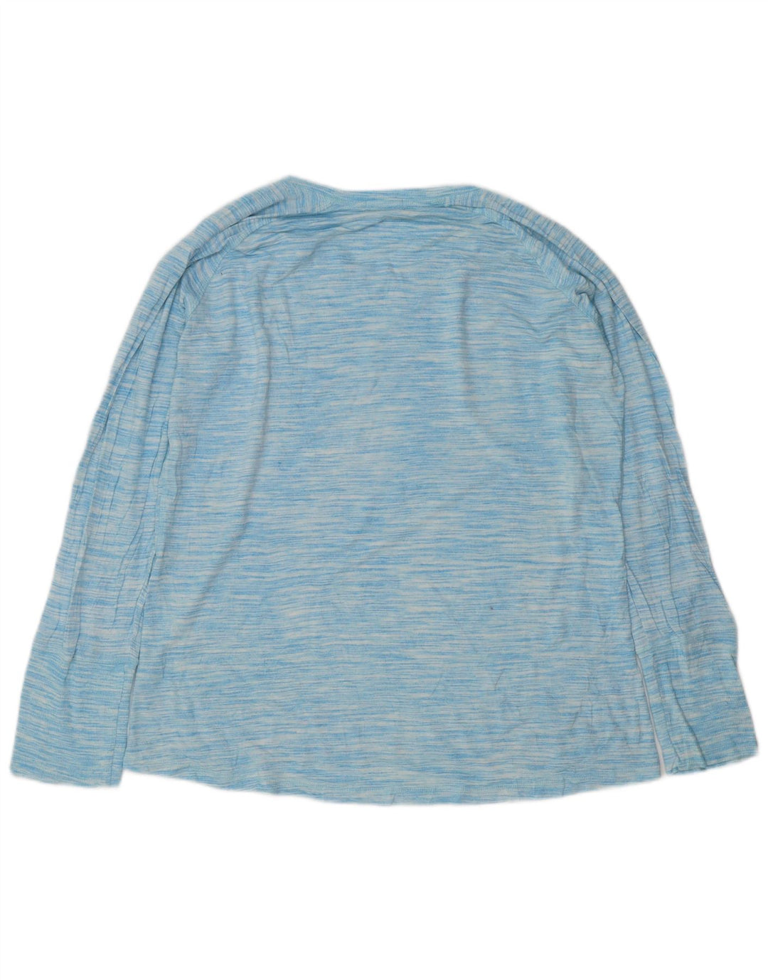 Damski top Champion z długim rękawem UK 18 XL Niebieski nakrapiany sztuczny jedwab