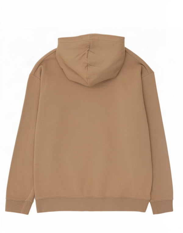 Marks & Spencer Boys Hoodie Jumper 13-14 Years Beige Cotton