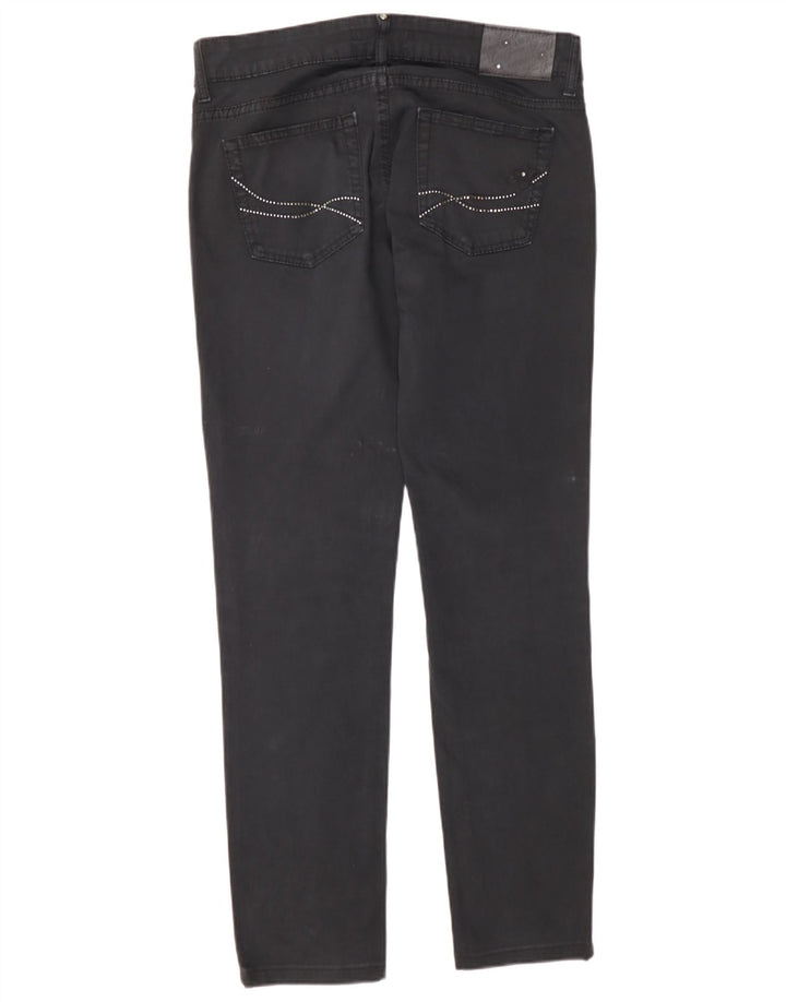 LIU JO Womens Slim Jeans W29 L30 Black Cotton