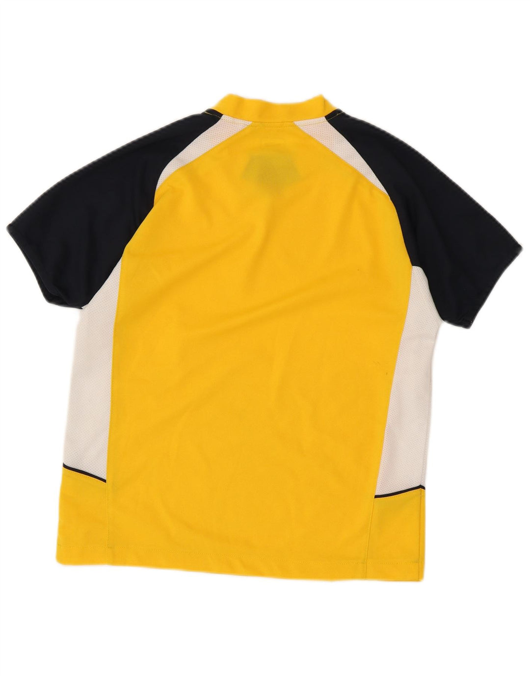 Męska koszulka z grafiką Umbro, mały, żółty poliester z blokami kolorów