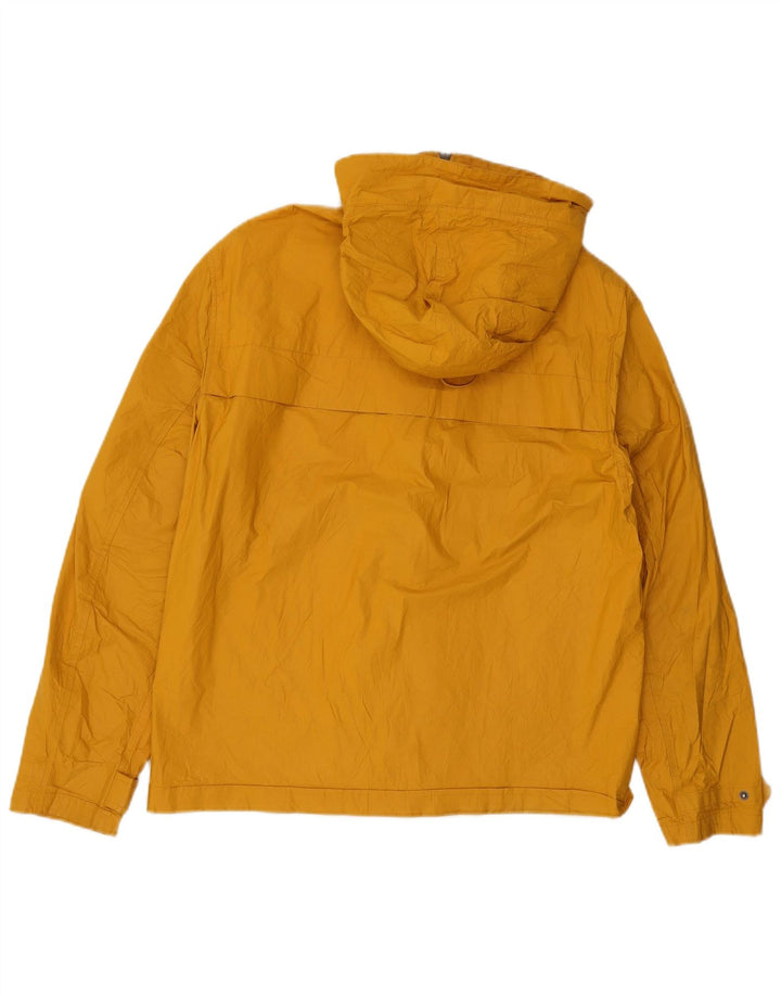 Męska kurtka przeciwdeszczowa z kapturem Pretty Green UK 40, duża, żółta