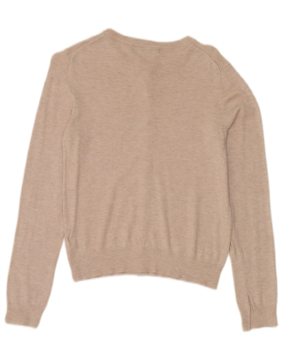 Marks & Spencer Damski sweter kardigan UK 10 Small Beżowa Wiskoza