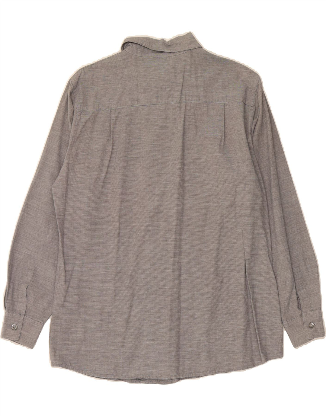 PENNY BLACK Womens Shirt UK 14 Medium Grey Pinstripe Vintage Penny Black and Second-Hand Penny Black from Messina Hembry 
