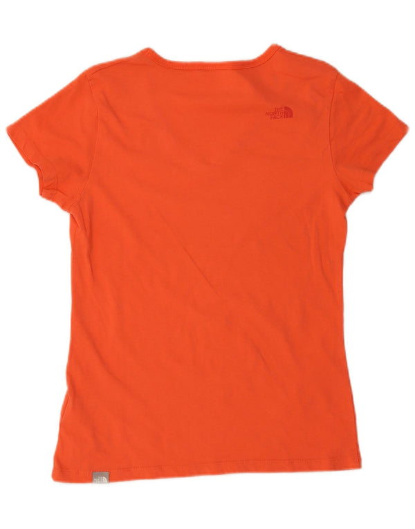 T-shirt damski The North Face UK 12, średni pomarańczowy, bawełniany