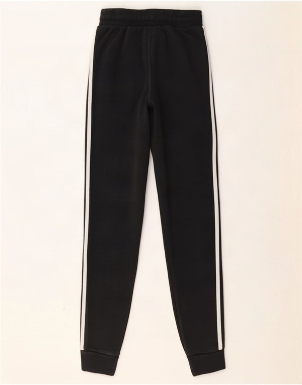 Damskie spodnie dresowe Adidas Joggers UK 4 XS Czarna bawełna