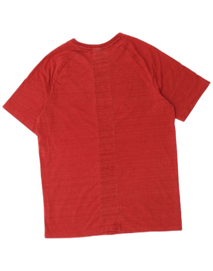 T-shirt męski Nike, średni, czerwony, nakrapiany