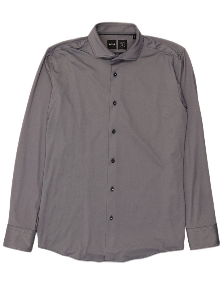 Koszula męska Hugo Boss Slim Fit, rozmiar 40 15 3/4, średni szary