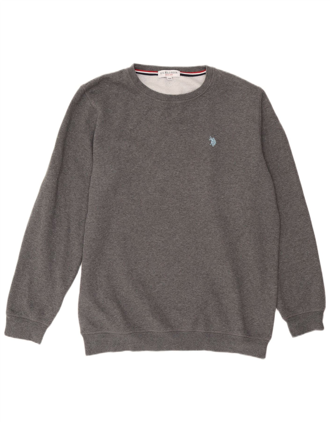 US Polo Assn. Męska bluza dresowa 2XL Szara bawełna