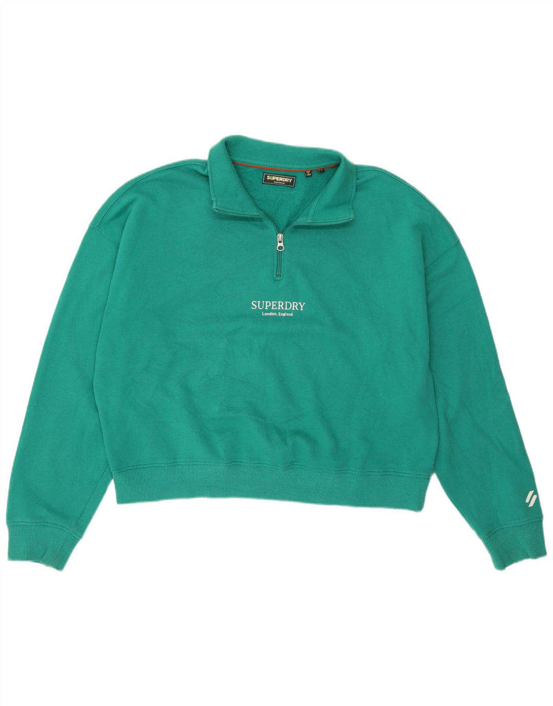 Damski sweter oversize Superdry Graphic UK 10 Small Green
