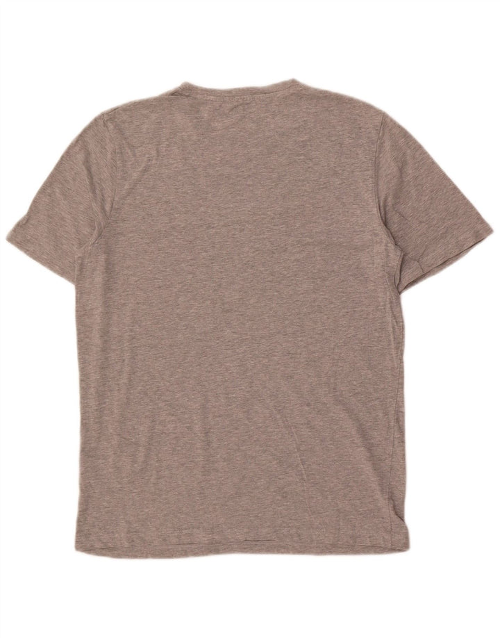 Męski T-shirt z grafiką Jack & Jones, średnioszary, bawełniany