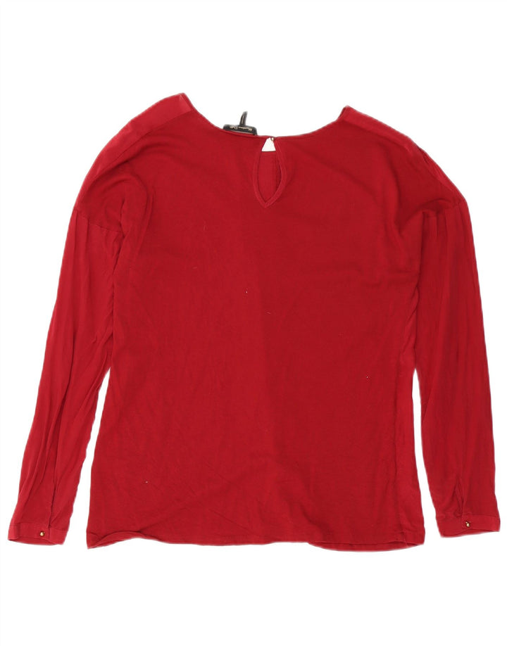 Bluzka damska Massimo Dutti o luźnym kroju Top UK 10 Small Red
