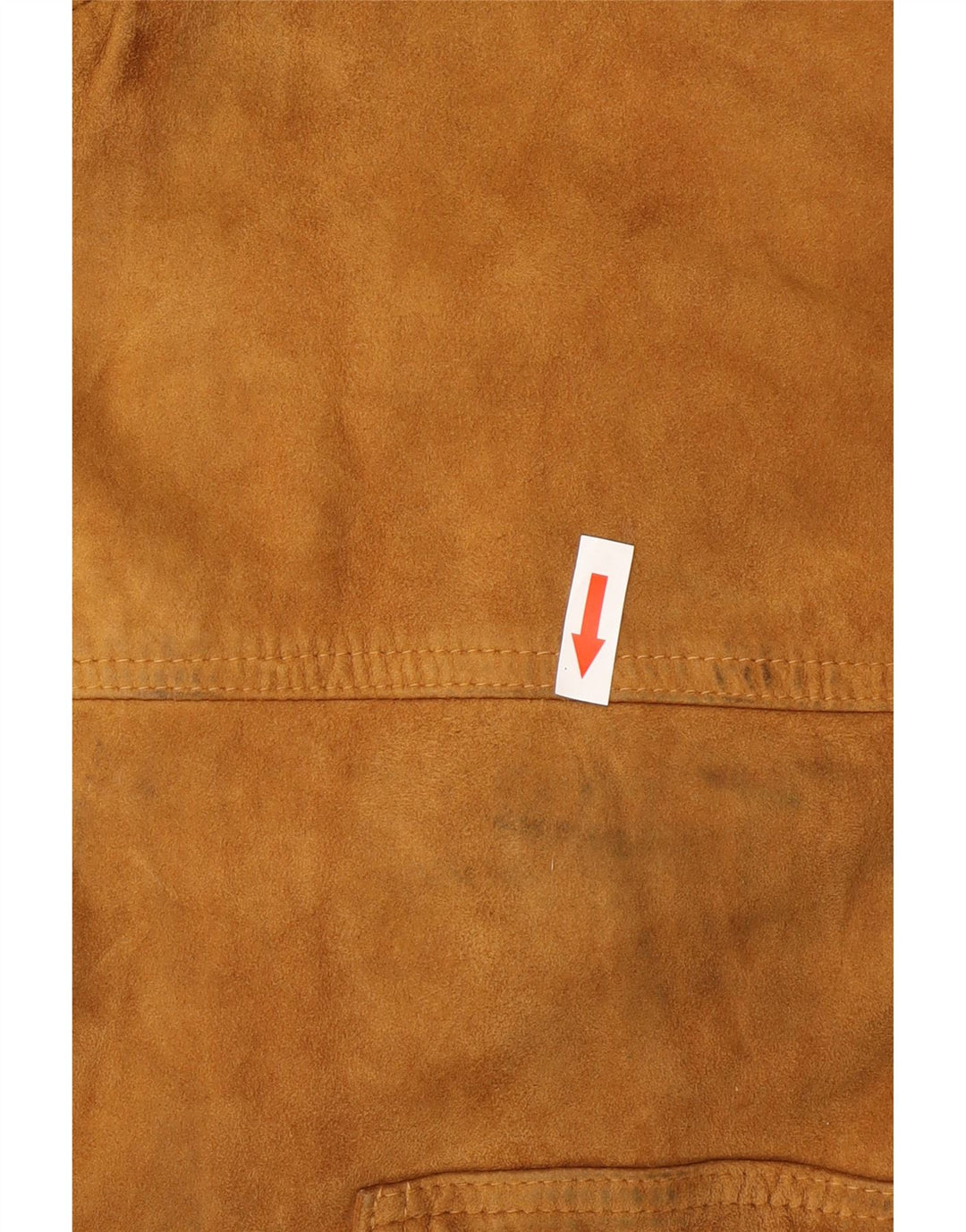 Vintage męska zamszowa kurtka bomber UK 42 XL beżowa skóra