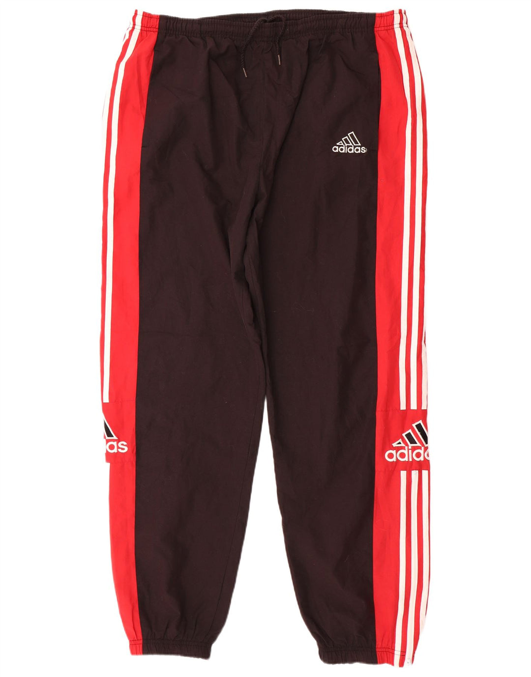 Męskie spodnie dresowe ADIDAS z grafiką, joggery XL, czarne, z blokami kolorów
