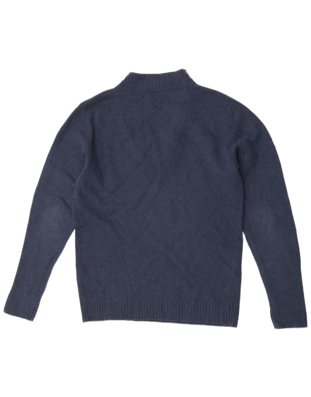 Cos Męski sweter zapinany na guziki, średni granatowy wełniany