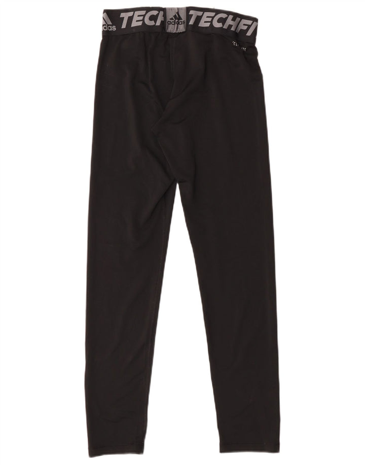 Legginsy chłopięce Adidas Climalite Graphic 13-14 lat Czarny poliester