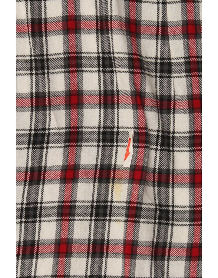Męska koszula flanelowa Chaps, średnia, wielobarwna, bawełniana krata