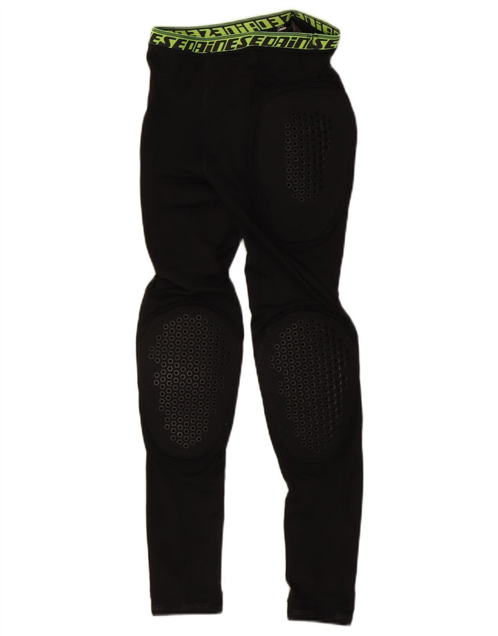 Damskie legginsy motocyklowe Dainese z grafiką UK 8, małe, czarne, poliestrowe